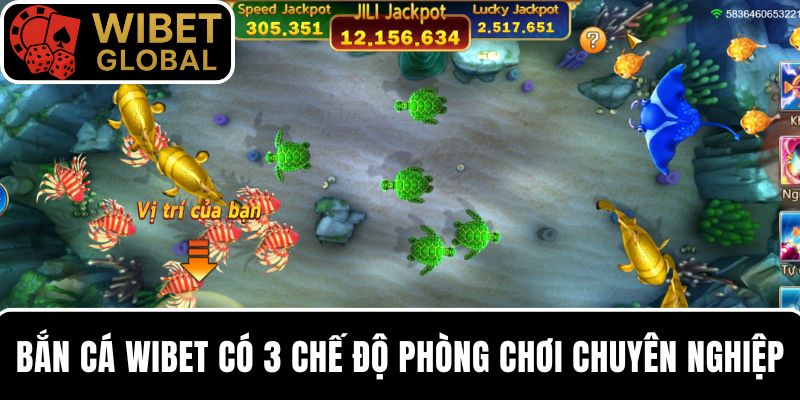 3 Cấp độ chơi bắn cá online tại WIBET phù hợp cho mọi đối tượng tham gia
